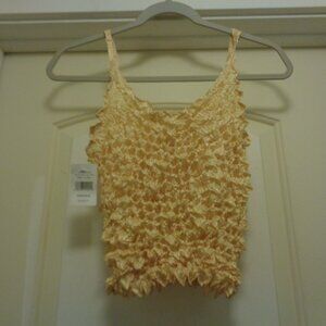 CREAMY BUBBLES GIRL NWT SATINY CAMISOLE ONE SIZE